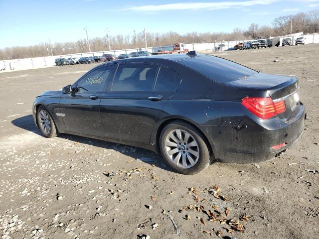 WBAKC8C56ACY68801 - 2010 BMW 750 LI XDRIVE BLACK photo 2