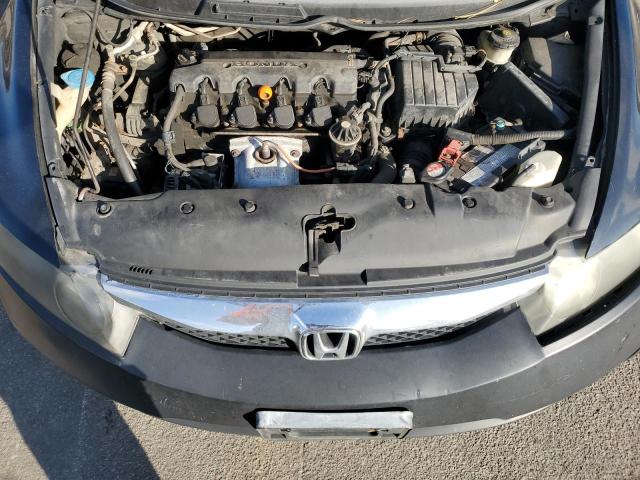 2HGFA16639H336471 - 2009 HONDA CIVIC LX-S BLACK photo 11