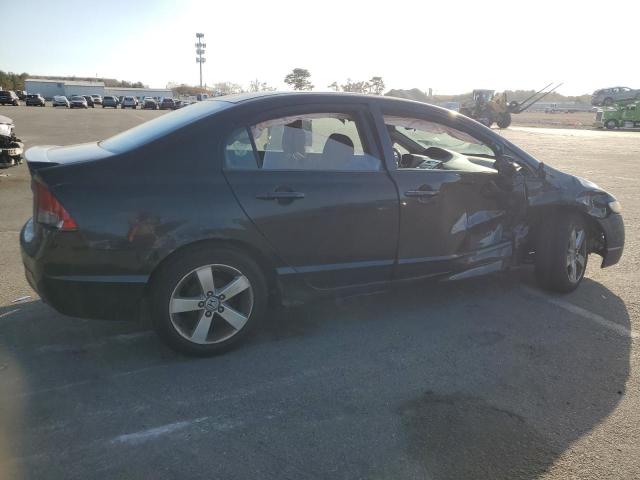 2HGFA16639H336471 - 2009 HONDA CIVIC LX-S BLACK photo 3