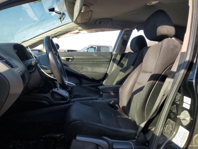 2HGFA16639H336471 - 2009 HONDA CIVIC LX-S BLACK photo 7