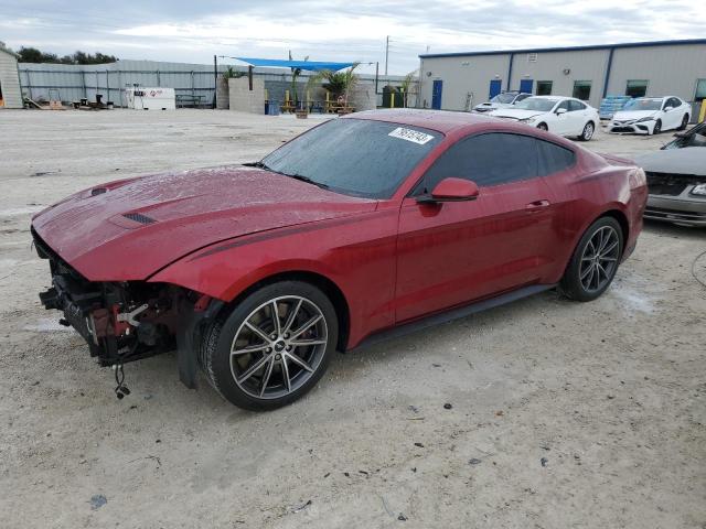 1FA6P8TH1K5129074 - 2019 FORD MUSTANG RED photo 1
