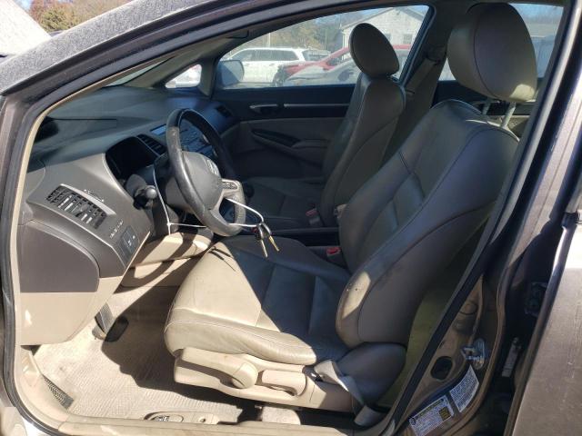 1HGFA16939L019612 - 2009 HONDA CIVIC EXL ნაცრისფერი ფოტო 7