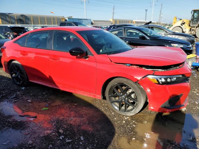 2HGFE2F54NH602396 - 2022 HONDA CIVIC SPORT 红色 照片 4