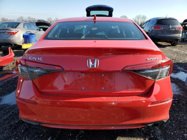 2HGFE2F54NH602396 - 2022 HONDA CIVIC SPORT 红色 照片 6