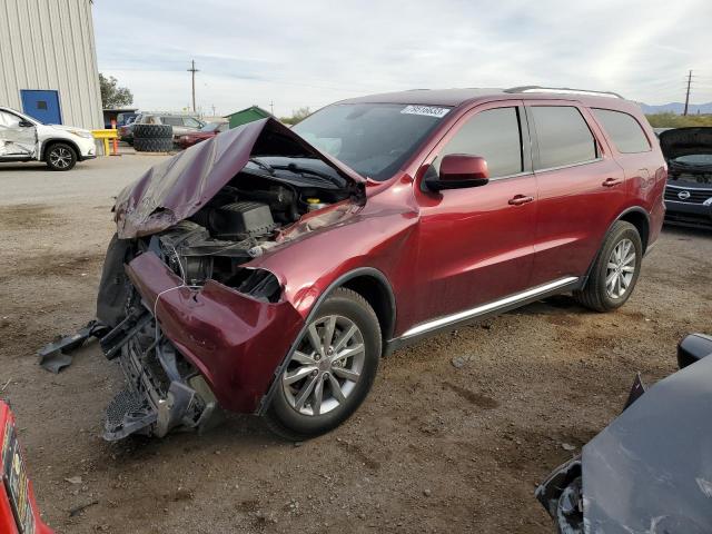 1C4RDHAG0HC757531 - 2017 DODGE DURANGO SXT RED photo 1