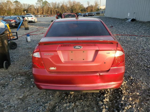 3FAHP0HA0AR327453 - 2010 FORD FUSION SE MAROON photo 6