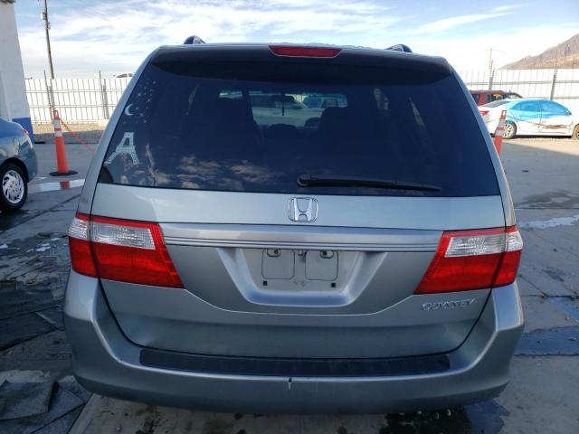 5FNRL38495B126776 - 2005 HONDA ODYSSEY EX SILVER photo 6