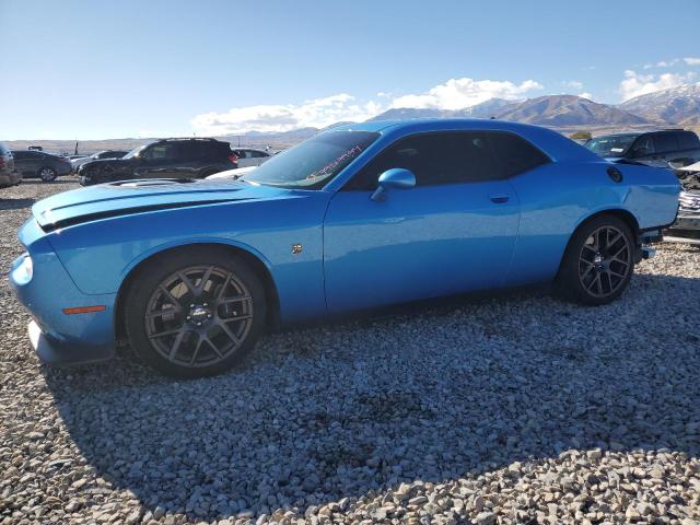 2C3CDZFJ1GH100477 - 2016 DODGE CHALLENGER R/T SCAT PACK BLUE photo 1