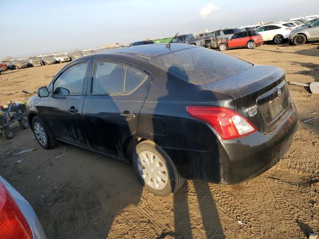 3N1CN7AP2EL865164 - 2014 NISSAN VERSA S BLACK photo 2