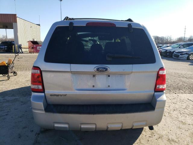 1FMCU03719KA20653 - 2009 FORD ESCAPE XLT SILVER photo 6