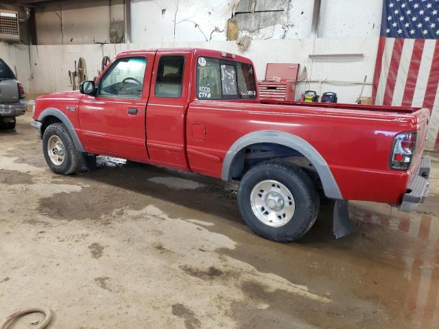 1FTCR15X8TTA73926 - 1996 FORD RANGER SUPER CAB RED photo 2