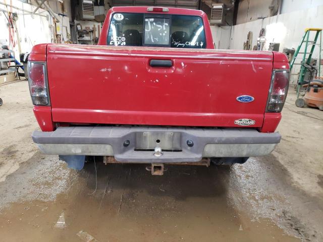 1FTCR15X8TTA73926 - 1996 FORD RANGER SUPER CAB RED photo 6