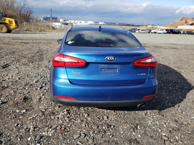 KNAFZ4A89E5101833 - 2014 KIA FORTE EX BLUE photo 6