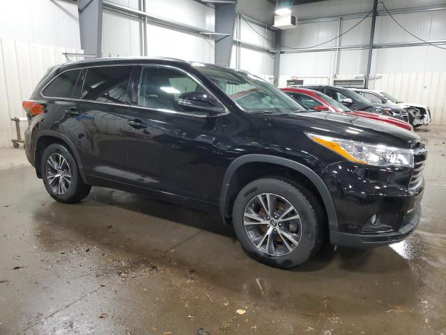 5TDJKRFH5GS502588 - 2016 TOYOTA HIGHLANDER XLE BLACK photo 4