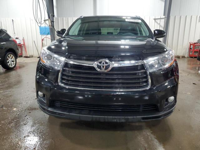 5TDJKRFH5GS502588 - 2016 TOYOTA HIGHLANDER XLE BLACK photo 5