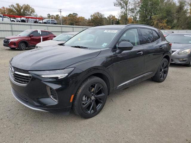 LRBFZNR44ND022312 - 2022 BUICK ENVISION ESSENCE BLACK photo 1