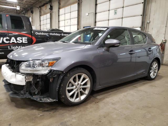 JTHKD5BH6C2100625 - 2012 LEXUS CT 200 GRAY photo 1