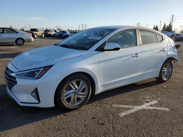 5NPD84LFXKH463982 - 2019 HYUNDAI ELANTRA SEL WHITE photo 1