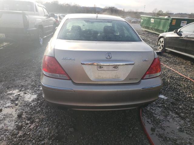 JH4KB16566C006368 - 2006 ACURA RL TAN photo 6