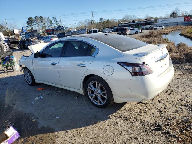 1N4AA5AP2EC910108 - 2014 NISSAN MAXIMA S WHITE photo 2