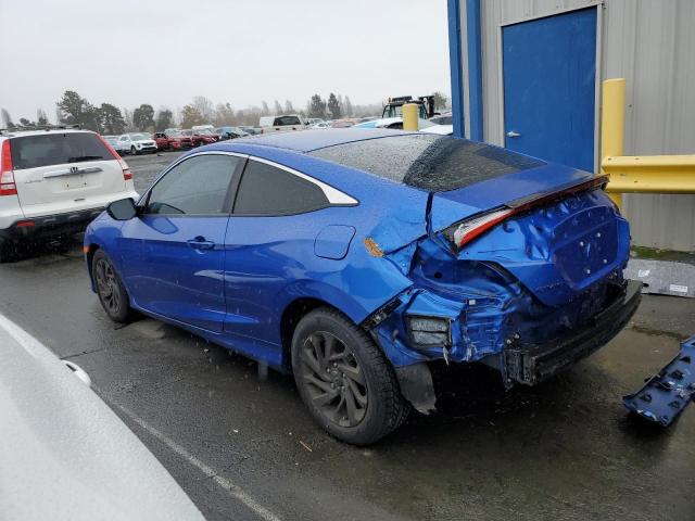 2HGFC4B00GH307262 - 2016 HONDA CIVIC LX BLUE photo 2