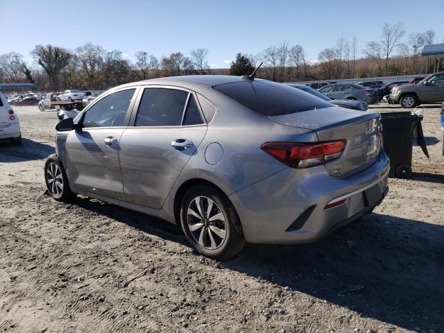 3KPA24AD2PE578853 - 2023 KIA RIO LX SILVER photo 2