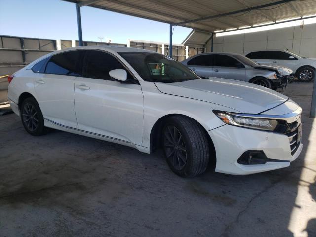 1HGCV1F57NA011670 - 2022 HONDA ACCORD EXL WHITE photo 4