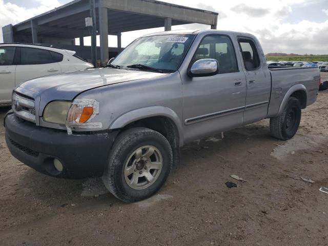 5TBRT34134S443077 - 2004 TOYOTA TUNDRA ACCESS CAB SR5 SILVER photo 1