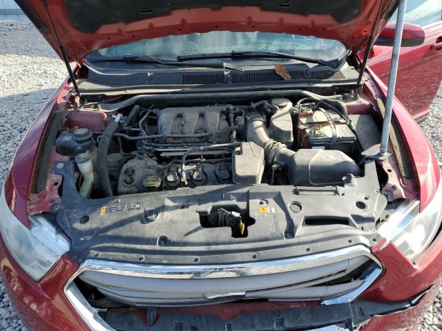 1FAHP2E80DG169365 - 2013 FORD TAURUS SEL RED photo 11