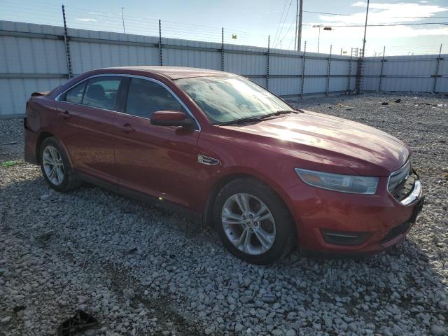 1FAHP2E80DG169365 - 2013 FORD TAURUS SEL RED photo 4