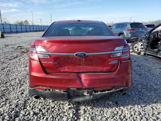 1FAHP2E80DG169365 - 2013 FORD TAURUS SEL RED photo 6