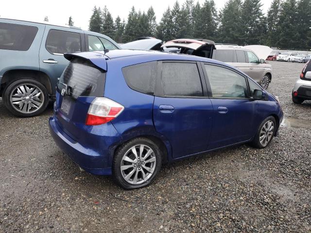 JHMGE8H54CC023703 - 2012 HONDA FIT SPORT BLUE photo 3