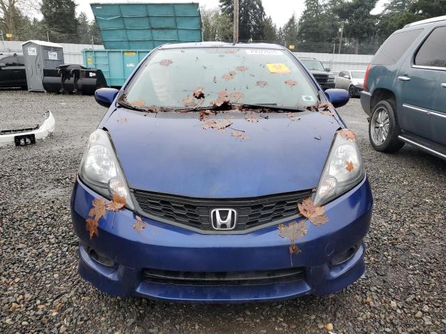 JHMGE8H54CC023703 - 2012 HONDA FIT SPORT BLUE photo 5