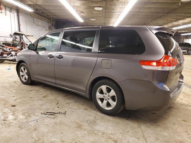 5TDZK3DC5BS052036 - 2011 TOYOTA SIENNA GRAY photo 2