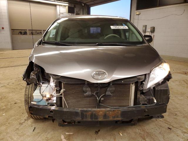 5TDZK3DC5BS052036 - 2011 TOYOTA SIENNA GRAY photo 5