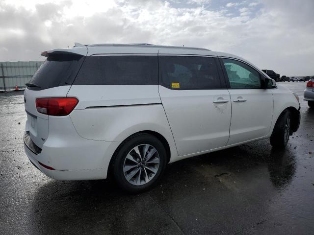 KNDMC5C14F6053509 - 2015 KIA SEDONA EX WHITE photo 3