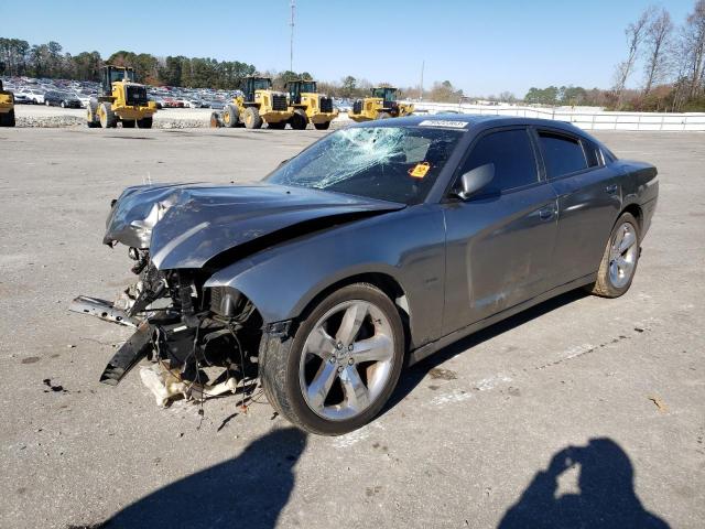 2C3CDXCT9CH239860 - 2012 DODGE CHARGER R/T GRAY photo 1