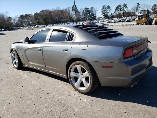 2C3CDXCT9CH239860 - 2012 DODGE CHARGER R/T GRAY photo 2