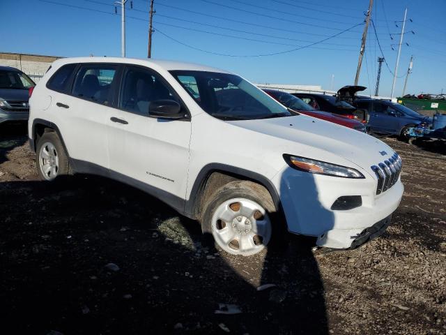 1C4PJLAB1FW684463 - 2015 JEEP CHEROKEE SPORT WHITE photo 4