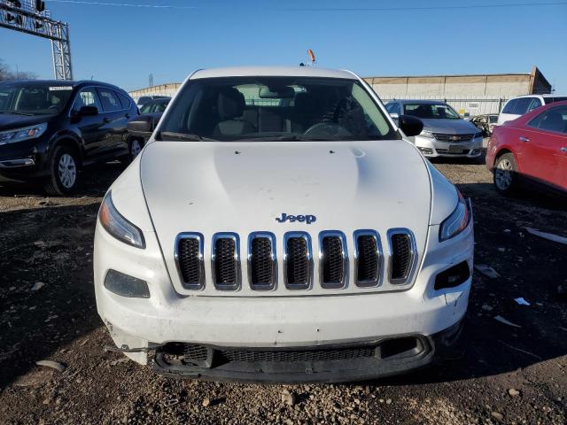 1C4PJLAB1FW684463 - 2015 JEEP CHEROKEE SPORT WHITE photo 5