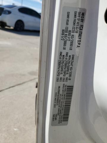 ZFBHRFAB2K6N80575 - 2019 RAM PROMASTER WHITE photo 13