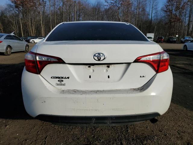 2T1BURHE3FC390821 - 2015 TOYOTA COROLLA L WHITE photo 6