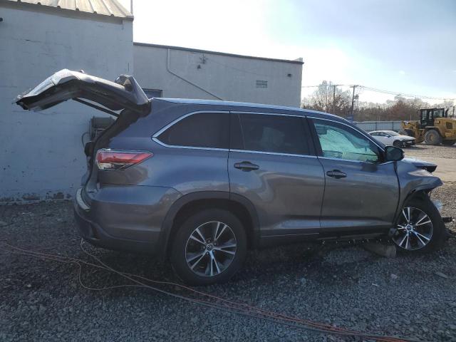 5TDJKRFH4GS229031 - 2016 TOYOTA HIGHLANDER XLE CHARCOAL photo 3