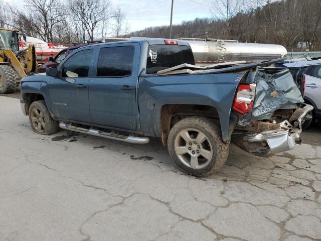 3GCUKREC6EG262093 - 2014 CHEVROLET SILVERADO K1500 LT BLUE photo 2