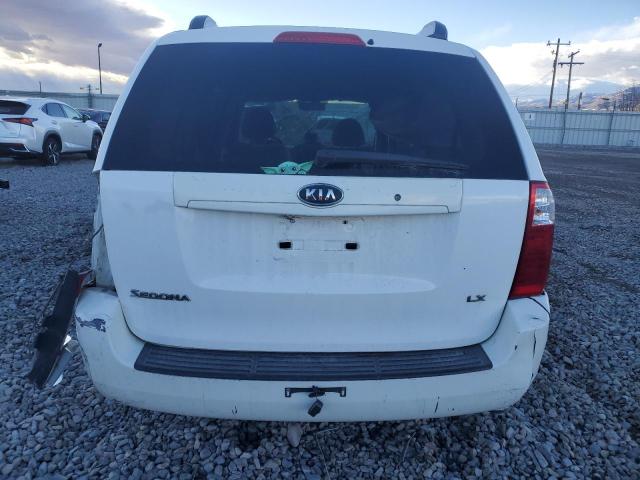 KNDMB233286263693 - 2008 KIA SEDONA EX WHITE photo 6