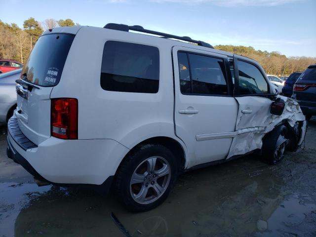 5FNYF3H68DB042984 - 2013 HONDA PILOT EXL WHITE photo 3