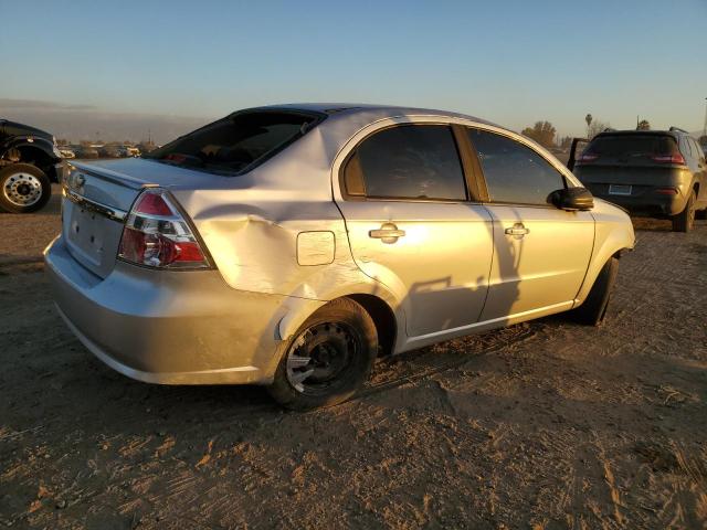 KL1TD5DEXBB160681 - 2011 CHEVROLET AVEO LS SILVER photo 3