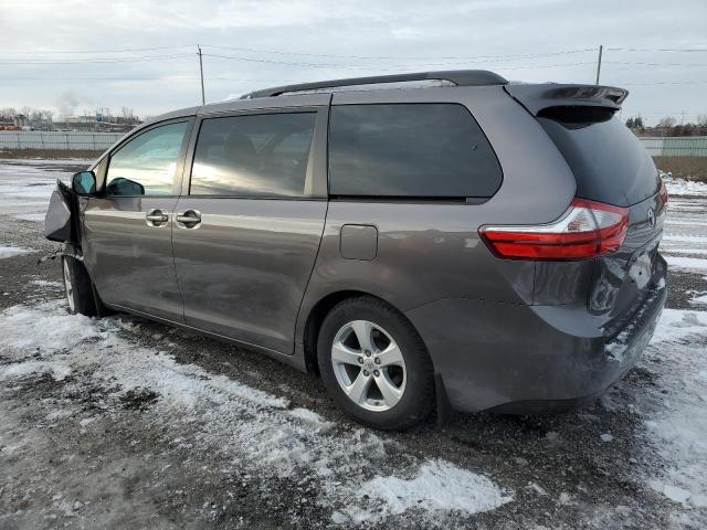 5TDKK3DC3FS689143 - 2015 TOYOTA SIENNA LE CHARCOAL photo 2