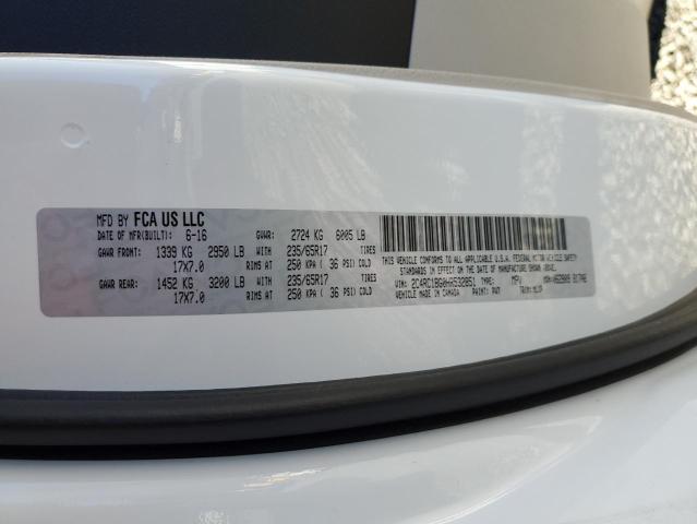 2C4RC1BG0HR532851 - 2017 CHRYSLER PACIFICA TOURING L WHITE photo 13