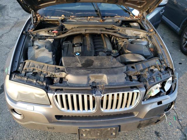 WBXPC9C49AWJ37268 - 2010 BMW X3 XDRIVE30I GRAY photo 11